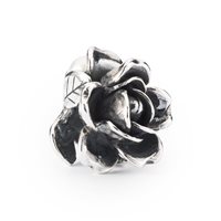 Charm Trollbeads Donna Fiori di nascita in Argento Perla TAGBE-00032 - TAGBE-00032